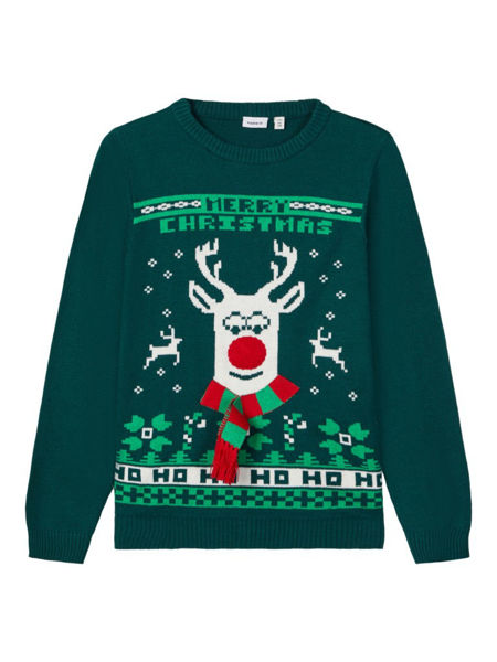 Nkm Reindeer L/s knit