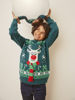Nkm Reindeer L/s knit