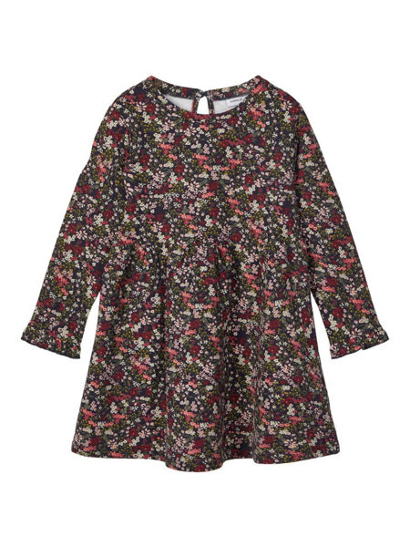 NMFROGARDEN LS SWEAT DRESS