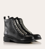 BILLI BI BLACK CALF/METAL SILVER 80