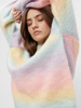 PC Rainbow Ls Knit