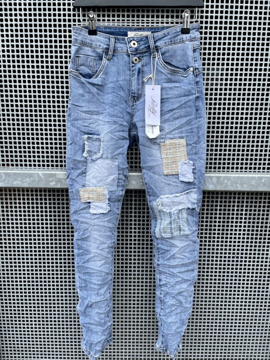 Marta Ladies Jeans Patches