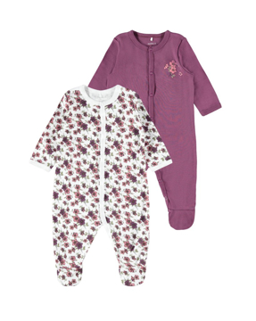 NBFNightsuit 2p Prune Purple Noos