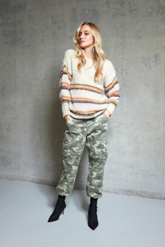 CU Caren Stripe Pullover