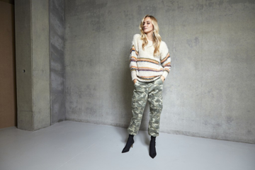 CU Caren Stripe Pullover