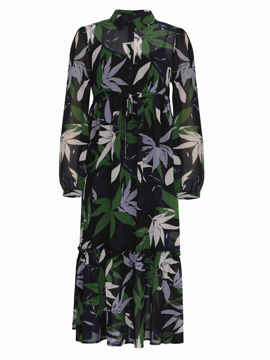 Rosemunde Dress Leaf Print