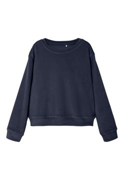 Name It Veloa Ls Velvet Short Top