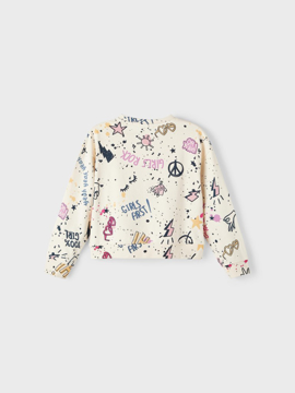 Name It Ballia Ls Loose Short Sweat
