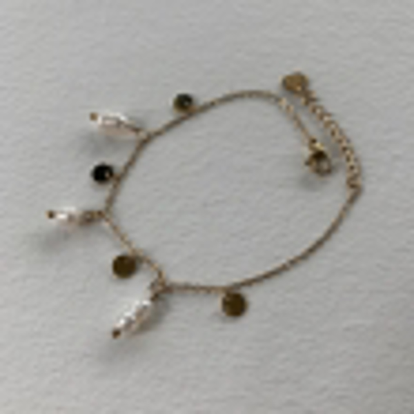 ThreeM Bracelet Pearls & Coin
