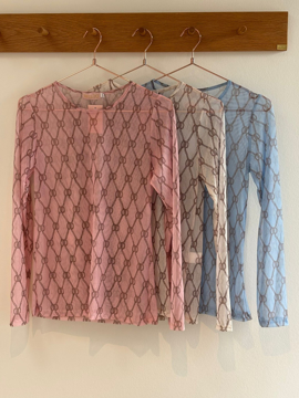 Wilto Mesh Blouse Robe