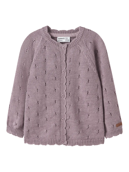 Name It Wrilla Wool Ls Knit Cardigan