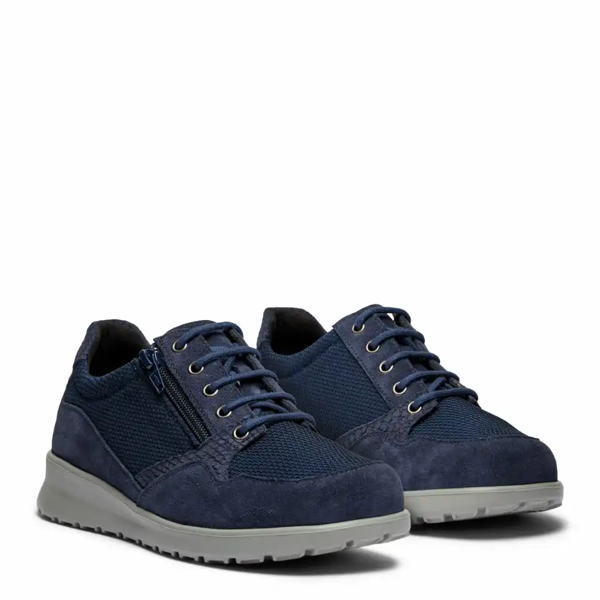 New Feet Shoe W/Lace & Zipper (W)