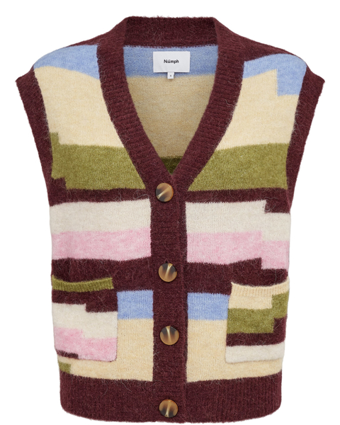 Nümph Riette Pixel Stripe Vest