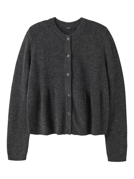 LMTD Lodet Peplum Short Knit Cardigan